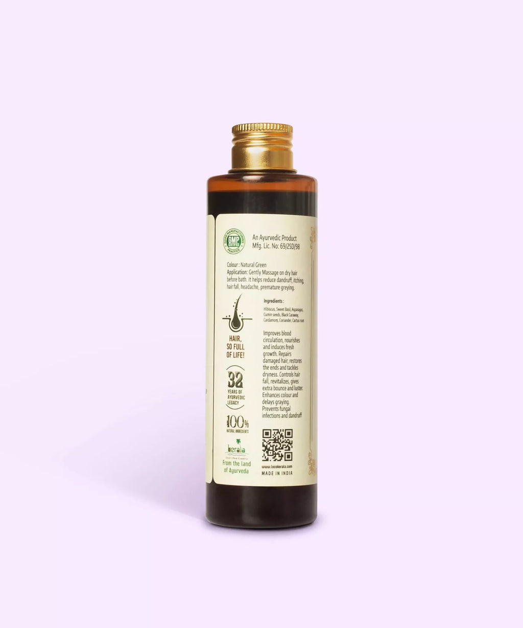 LocoKerala Fairlox Advanced Hair Oil – Ayurvedic Elixir for Strong & Vibrant Hair | Grocsy