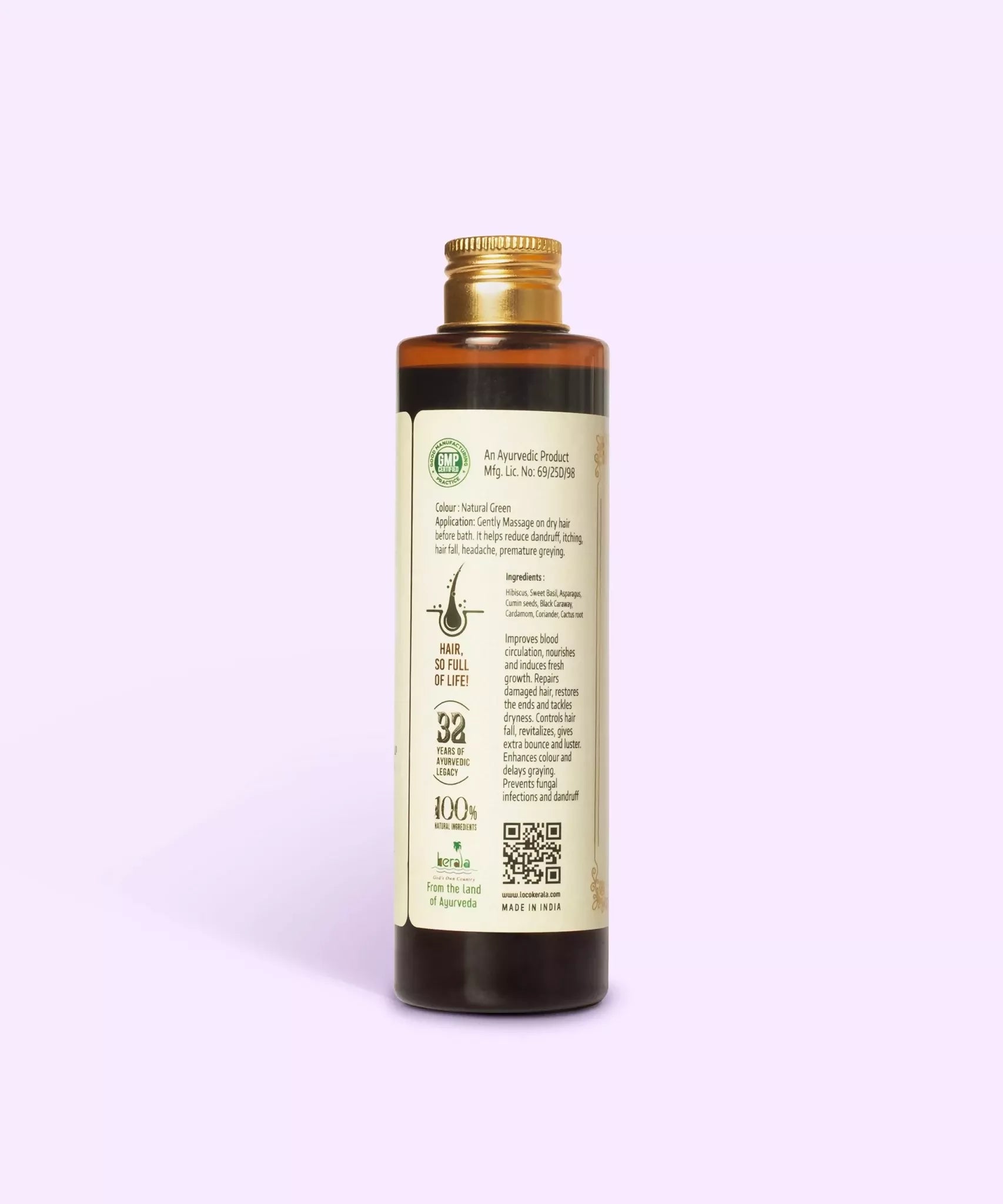 LocoKerala Fairlox Advanced Hair Oil – Ayurvedic Elixir for Strong & Vibrant Hair | Grocsy