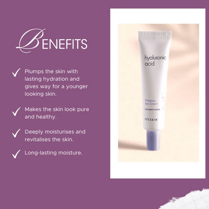 It's Skin Hyaluronic Acid Moisture Eye Cream | Grocsy
