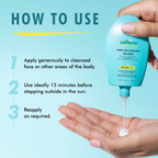 mCaffeine SunFix Hydra Dew Ultralight SunFluid SPF 50 PA++++Sunscreen | Grocsy