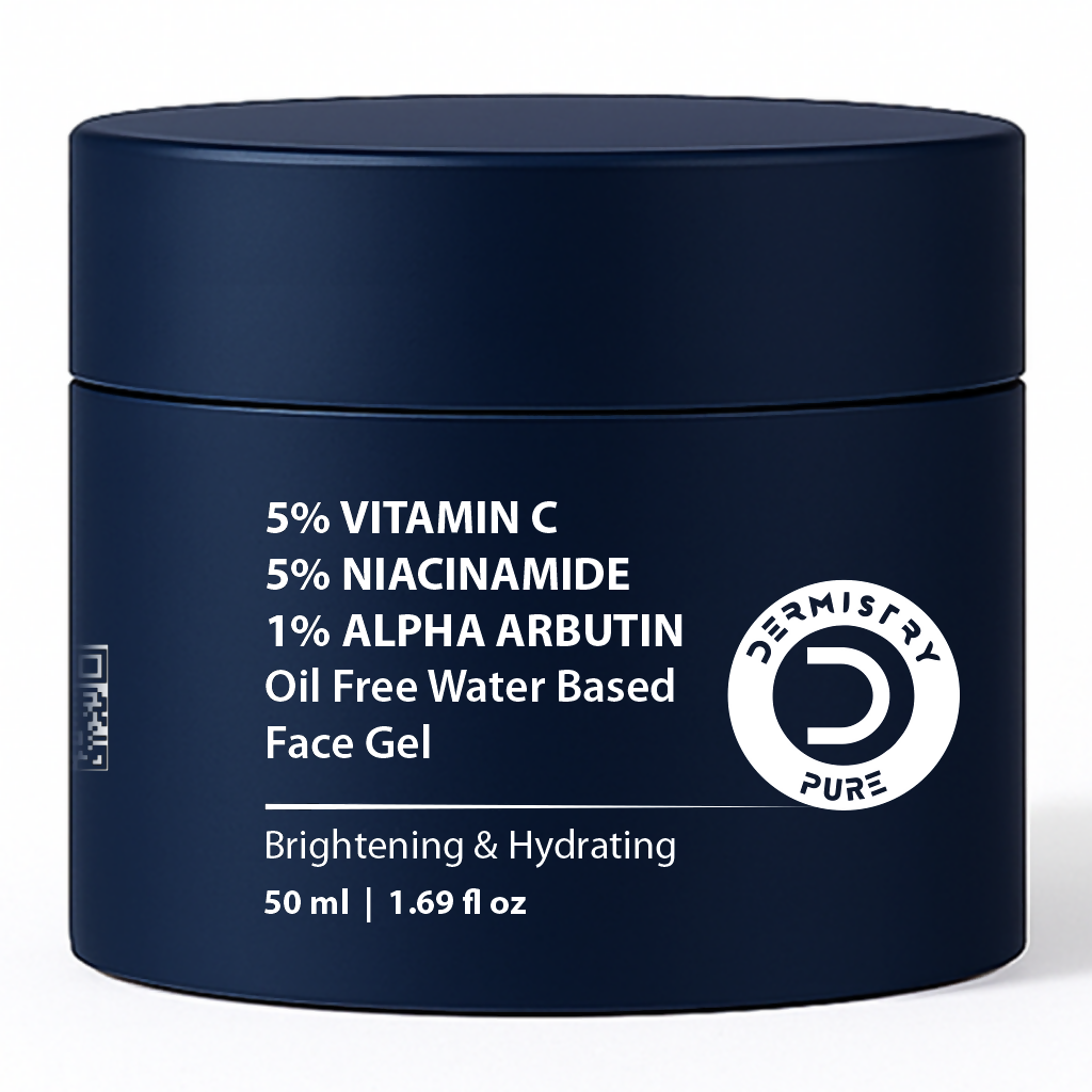 Dermistry Vitamin C Niacinamide Alpha Arbutin Oil Free Water Based Remove Tanning D Tan Detan Skin Dark Spots Removal Face Gel | Grocsy