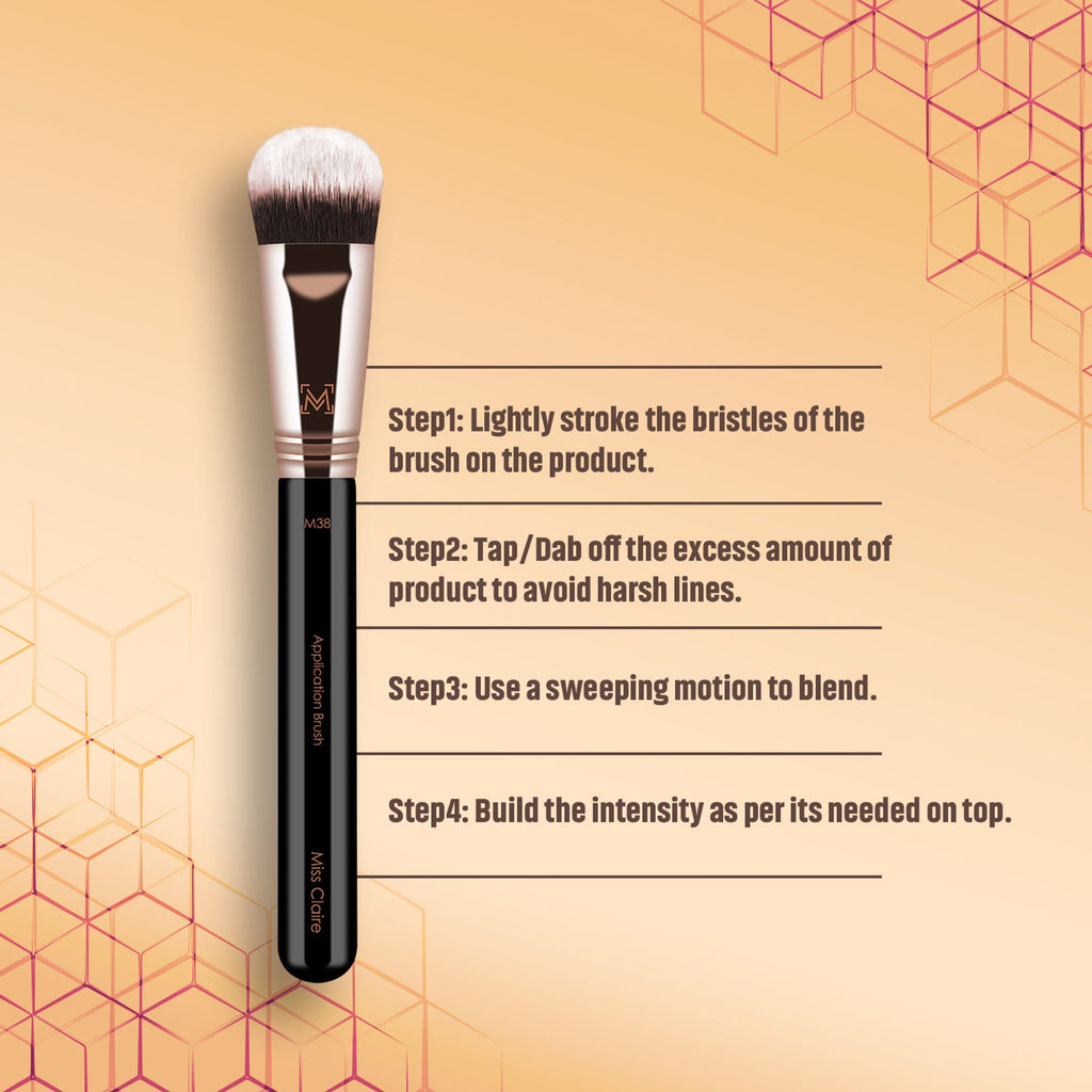 Miss Claire M38 - Application Brush - Rose Gold | Grocsy