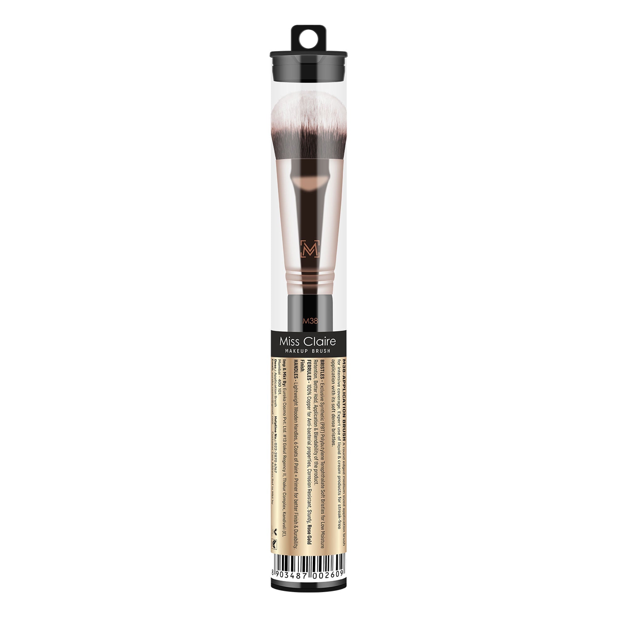 Miss Claire M38 - Application Brush - Rose Gold | Grocsy