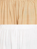 TAG 7 Women Pack of 2 Solid Flared Palazzos | Grocsy