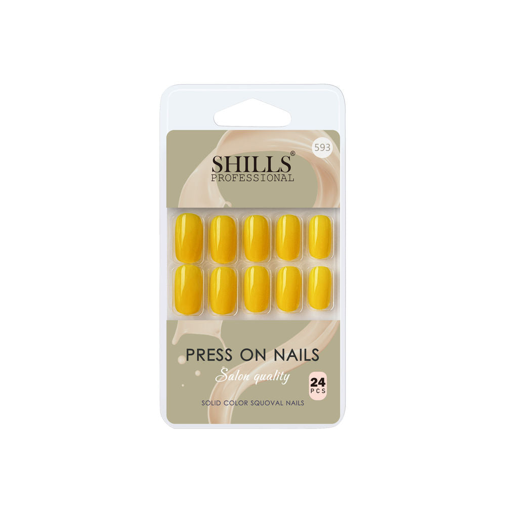 Shills Professional Reusable Press On Nails Square - SPN593 | Grocsy