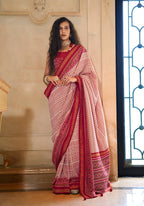 Monjolika Fashion Multicolor Printed Silk Blend Party Contemporary Saree | Grocsy