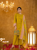Yufta Green Pakistani Style Kurta Dupatta Set | Grocsy