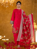 Yufta Pink Pakistani Style Kurta Dupatta Set | Grocsy