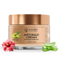 Ivory Natural Bald Cream For Hair For Stimulate Growth Of Hair, Avoid Thinning | Grocsy
