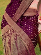 Tikhi Imli Embellished Zari Art Silk Saree | Grocsy