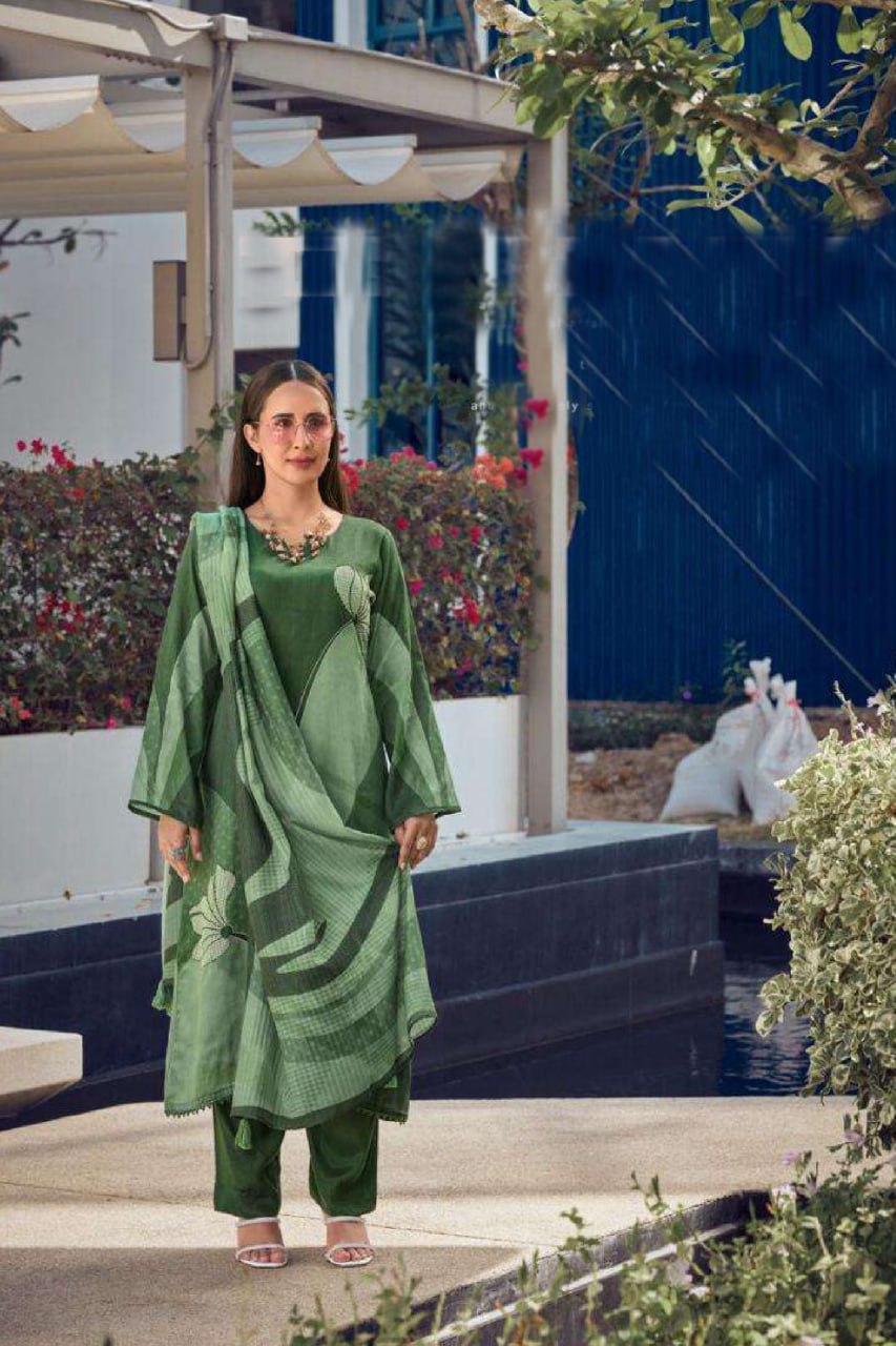 Pramukh Fab Green Color Rayon Kurta Set | Grocsy