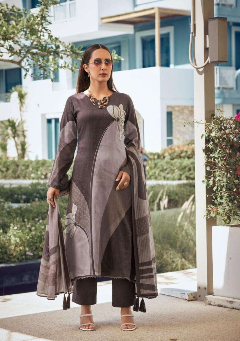 Pramukh Fab Coffee Color Rayon Kurta Set | Grocsy