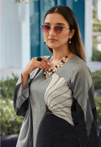 Pramukh Fab Grey Color Rayon Kurta Set | Grocsy