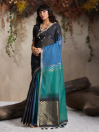 Monjolika Fashion Multi Colour Viscose Cotton Weaving Contemporary Saree | Grocsy