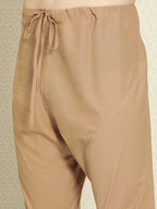 House of Pataudi Men Jashn Floral Zari Work Kurta with Churidar | Grocsy