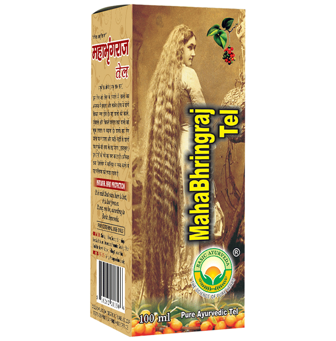 Basic Ayurveda Maha Bhringraj Tail | Grocsy