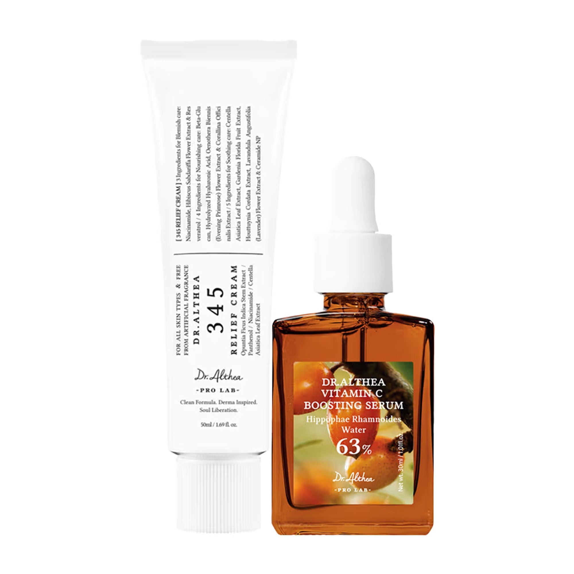 Dr.Althea Clear & Radiant Duo Vitamin C Boosting Serum & 345 Relief Cream | Grocsy