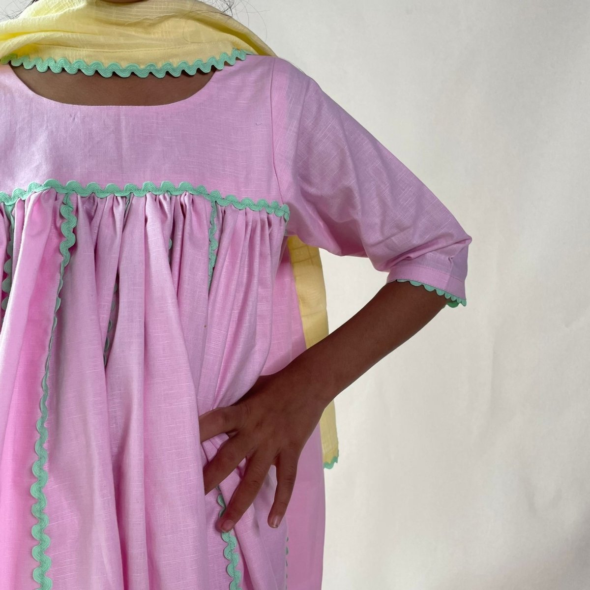 ArthLife Pink Anarkali Dress | Grocsy