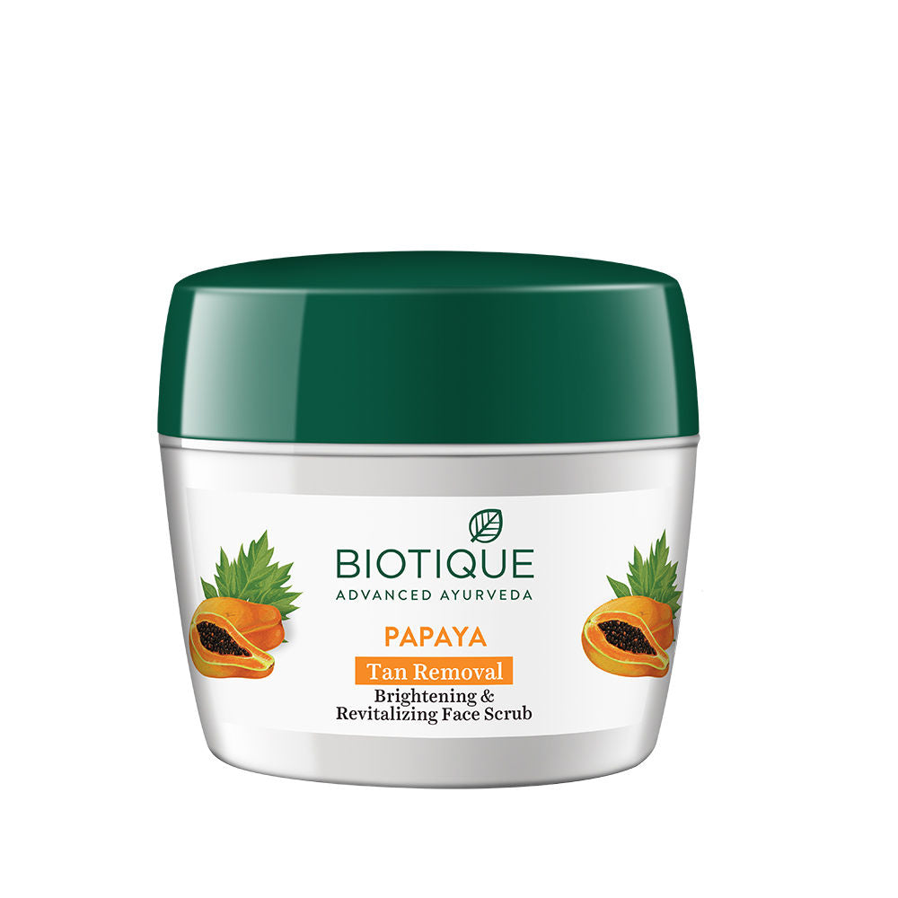 Biotique Bio Papaya Revitalizing Tan-Removal Scrub | Grocsy