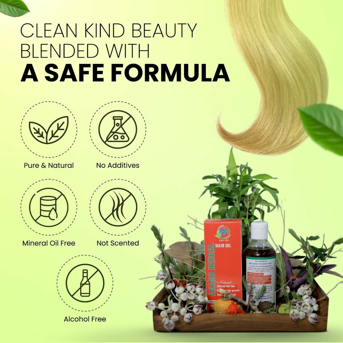 Anand Herbal Hair Oil | Grocsy