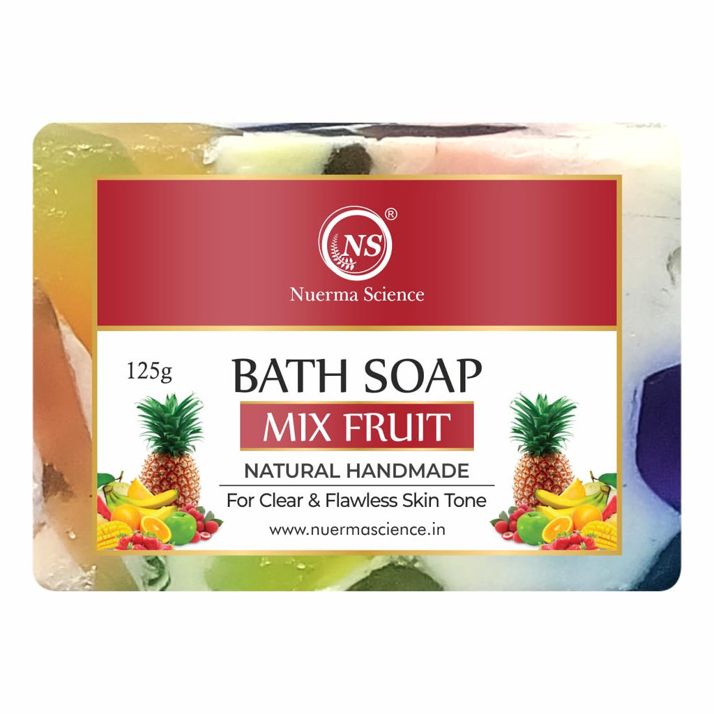 Nuerma Science Mix Fruit Bath Soap | Revitalizes & Nourishes Skin | Grocsy