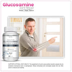 Vokin Biotech Glucosamine 1000mg, MSM 500mg & Chondroitin 500mg Support Joint Pain & Joint Strength (Glucosamine) | Grocsy