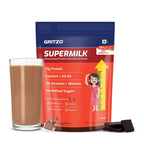 Gritzo Supermilk Height+ Health Drink For 13+Y Girls - Double Chocolate | Grocsy