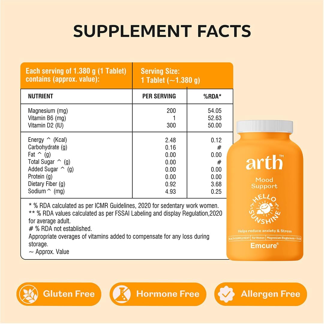 Arth Mood Support Tablets | Grocsy