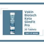 Vokin Biotech Keto Slim Tablets For Weight Loss Dietary Supplement Effervescent Water Soluble | Grocsy