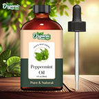 Organic Zing Peppermint (Mentha piperita) Essential Oil Pure & Natural for Skin, Face, Massage, Aromatherapy, Diffuser | Grocsy