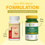 Pure Nutrition Iron Folic Acid with Zinc & Vitamin C Tablets | Grocsy
