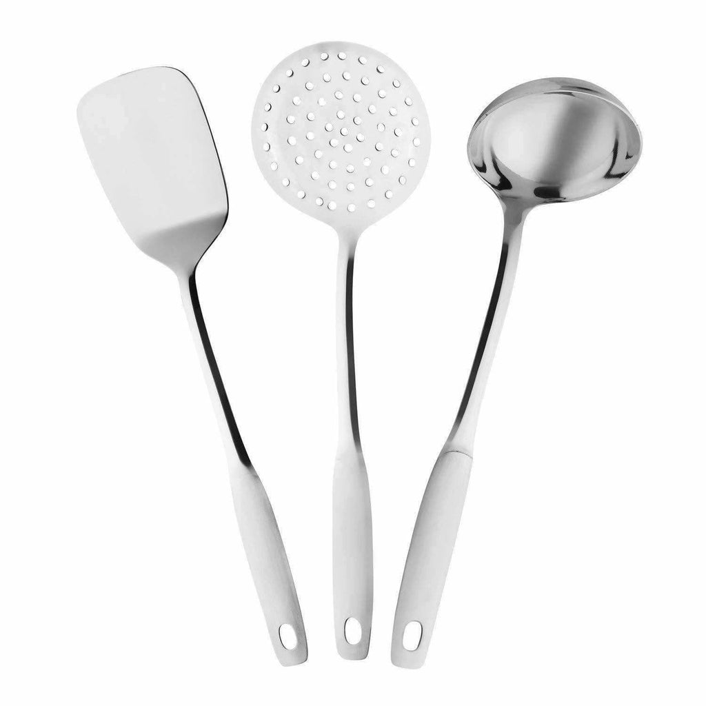 Stainless Steel Kitchen Tools (Set of 3) | Grocsy