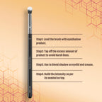 Miss Claire M19 - Eyeshadow Blending Brush - Chrome | Grocsy