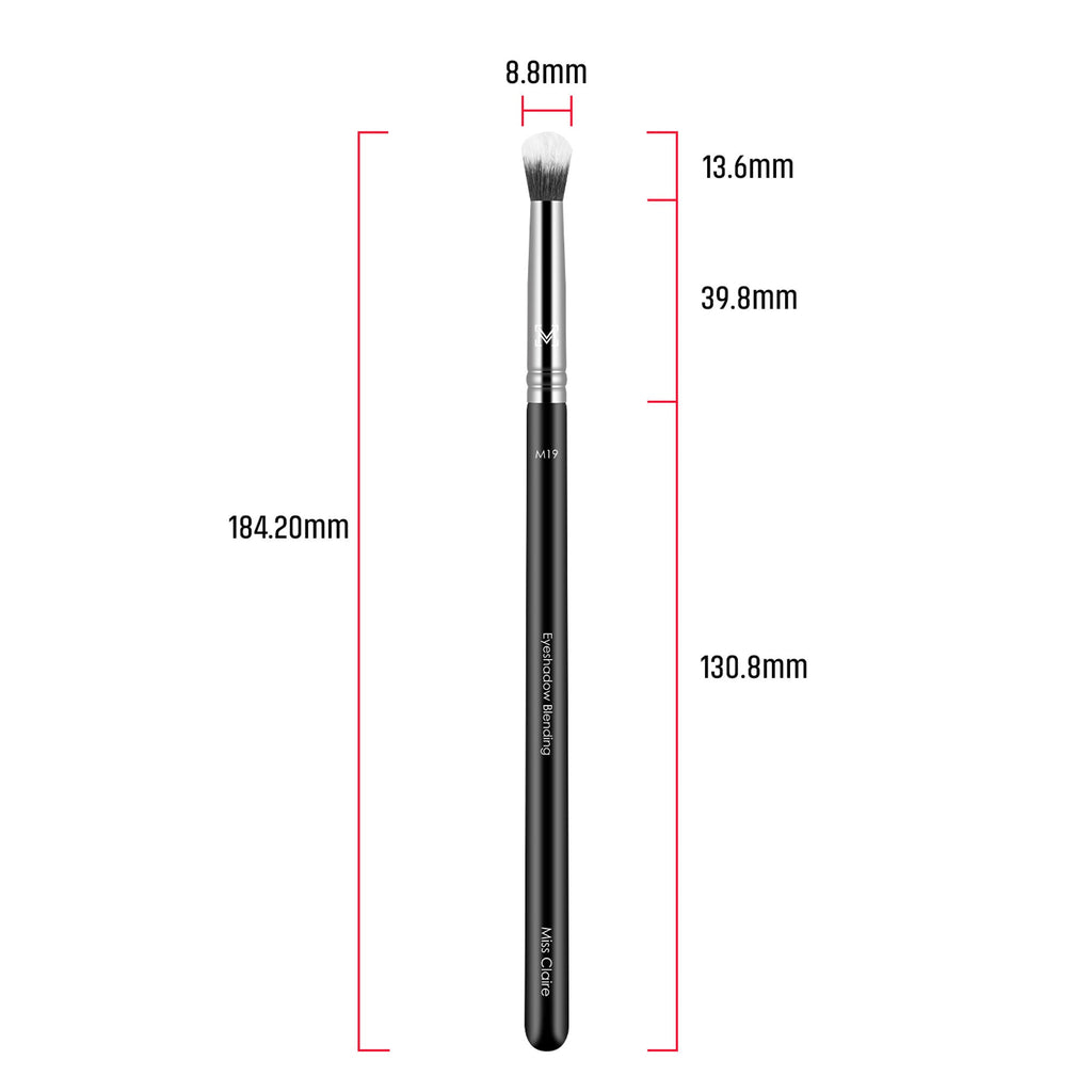 Miss Claire M19 - Eyeshadow Blending Brush - Chrome | Grocsy