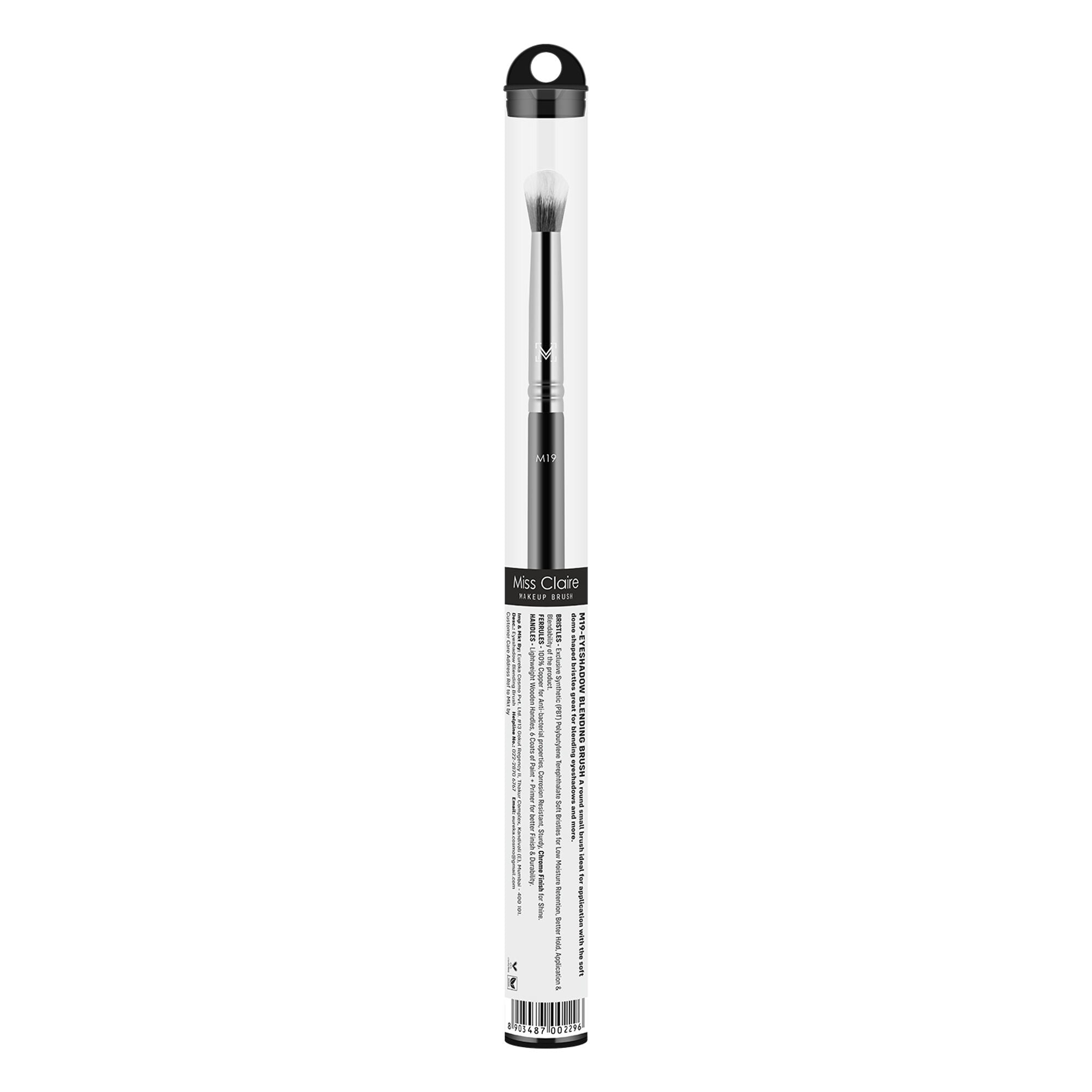Miss Claire M19 - Eyeshadow Blending Brush - Chrome | Grocsy