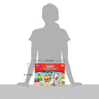 Imagimake Mirror Mosaic Christmas Kids Art Set | DIY Craft Kit | Foil Stickers for Kids | Birthday Gift for Girls and Boys Ages 3,4,5,6,7,8 | Christmas Toys for Girls Age 4,5,6,7,8 | Grocsy