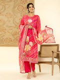 Yufta Oragnza Kurta Dupatta Set With Lining And Intricate Handwork | Grocsy