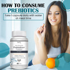 Vokin Biotech Prebiotics + Probiotics 20 Billion Cfu Supplement with Delayed-Release Capsules for Temperature Stable, Digestion and Immune Health | Grocsy