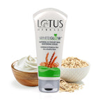 Lotus Herbals WhiteGlow Skin Brightening Oatmeal & Yogurt Gentle Exfoliator Scrub | Grocsy