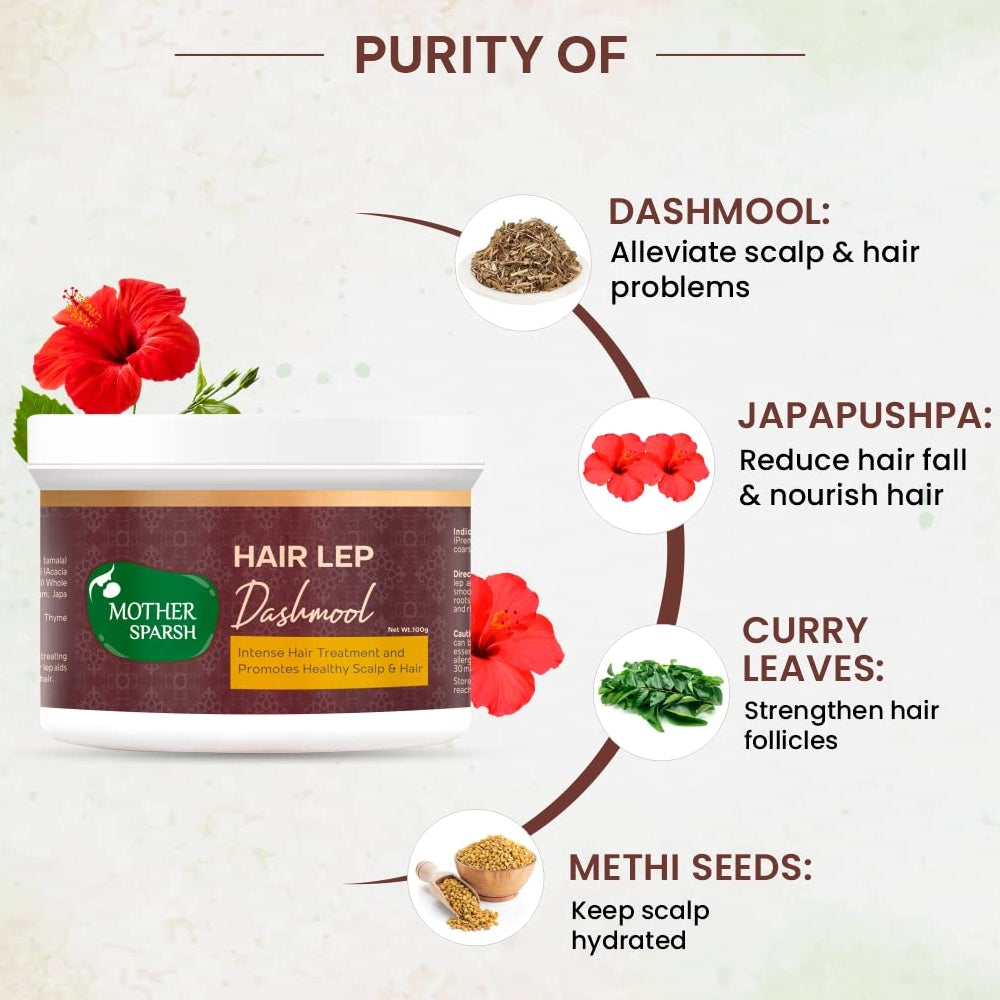 Mother Sparsh Intense Hair Treatment Kit | Grocsy
