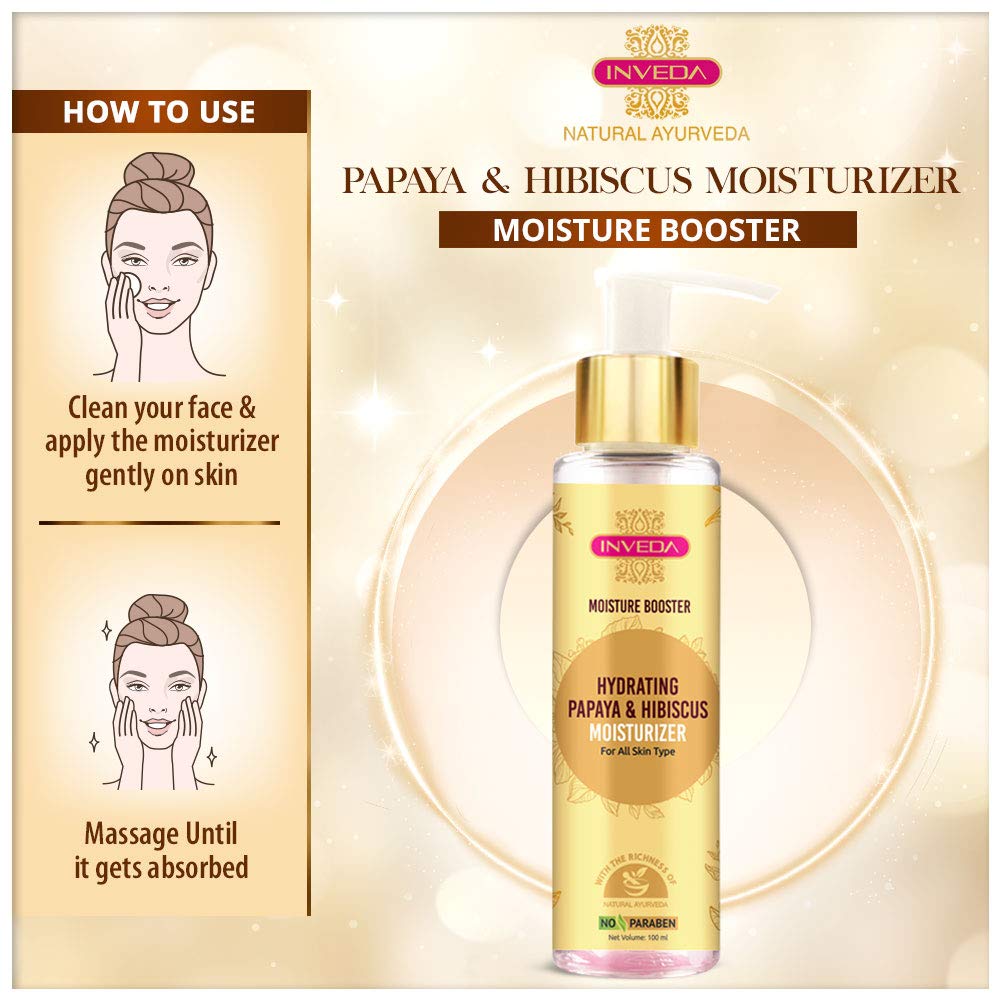 Inveda Hydrating Papaya & Hibiscus Moisturizer | Grocsy