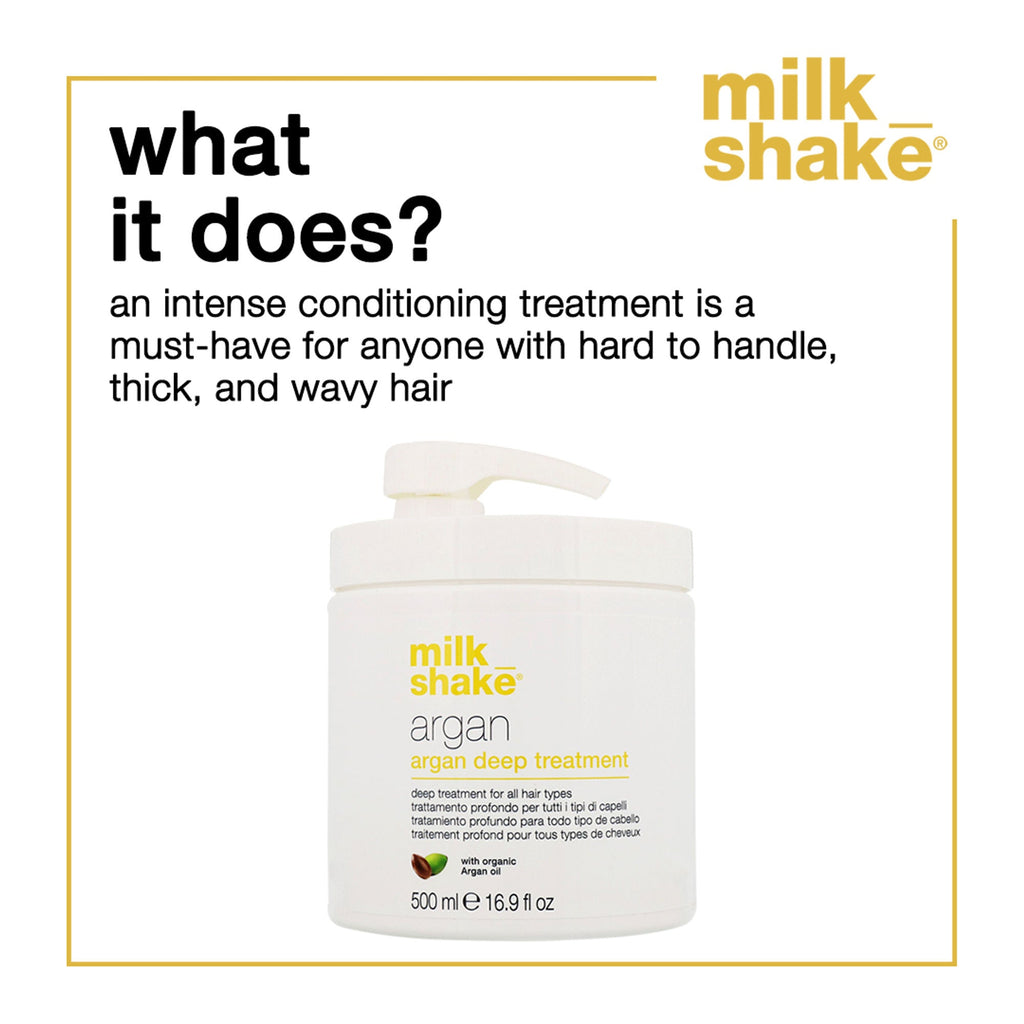 Milkshake Argan Mask For Deep Nourishment & Frizz Free Hair | Grocsy