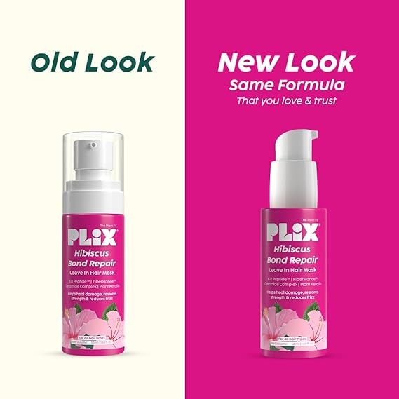 PLIX The Plant Fix Hibiscus Bond Repair Leave In Hair Mask | Grocsy