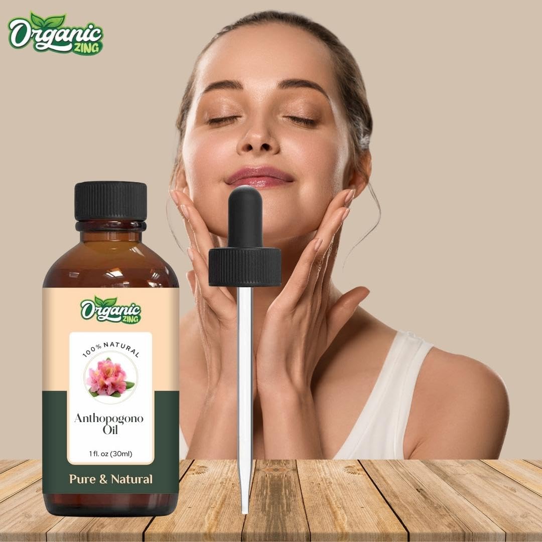 Organic Zing Anthopogon (Rhododendron anthopogon) Oil | Pure & Natural Essential Oil for Skincare, Aroma & Diffusers | Grocsy