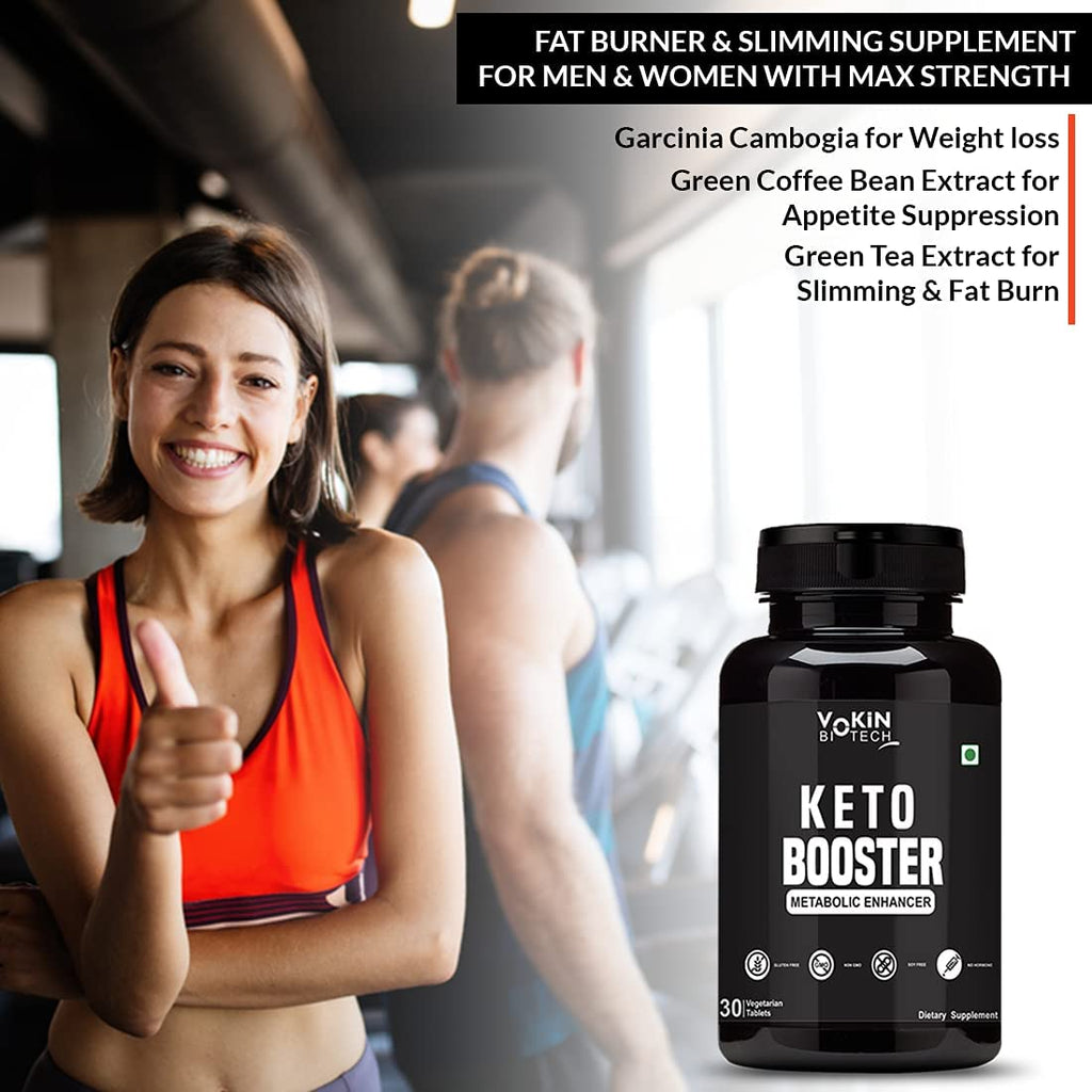 Vokin Biotech Keto Booster Advanced Weight Loss Supplement,Natural Fat Burner | Grocsy