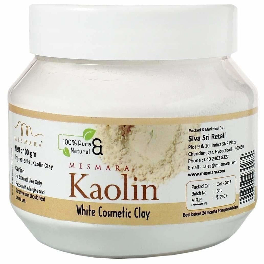 Mesmara Kaolin White Cosmetic Clay, 100g | Grocsy