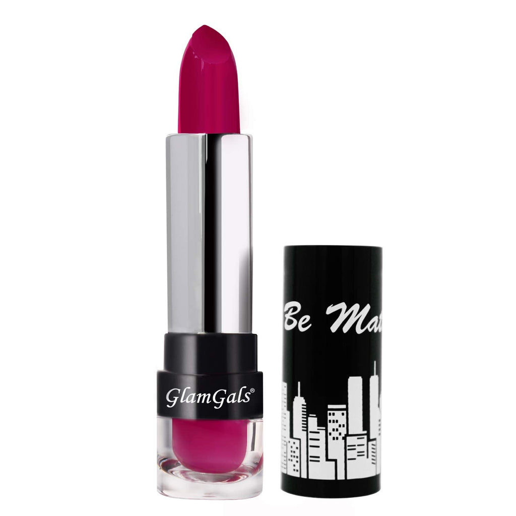 Glamgals Hollywood-U.S.A Matte Finish Kiss Proof Lipstick-Plum | Grocsy