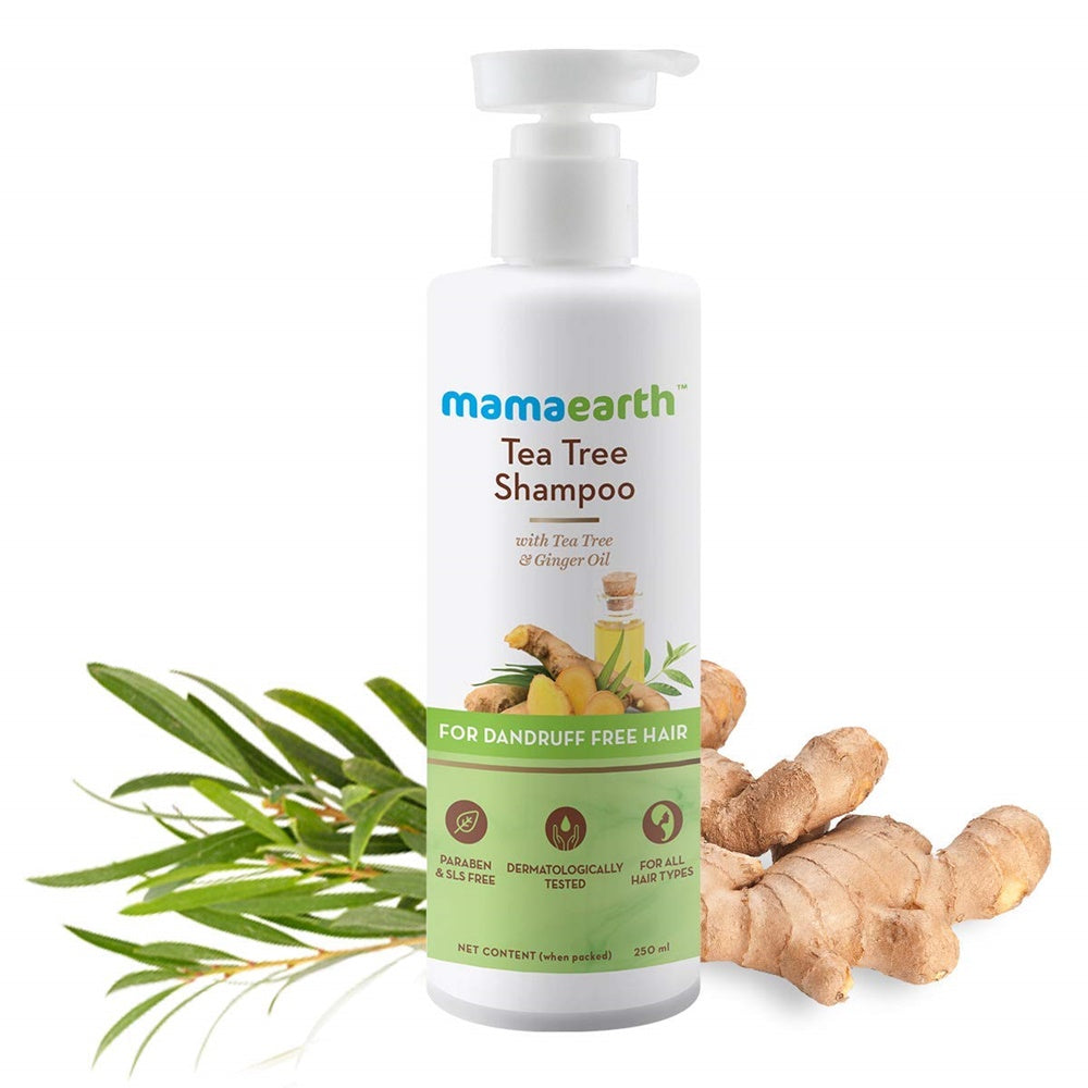 Mamaearth Tea Tree Shampoo & Onion Hair Oil | Grocsy