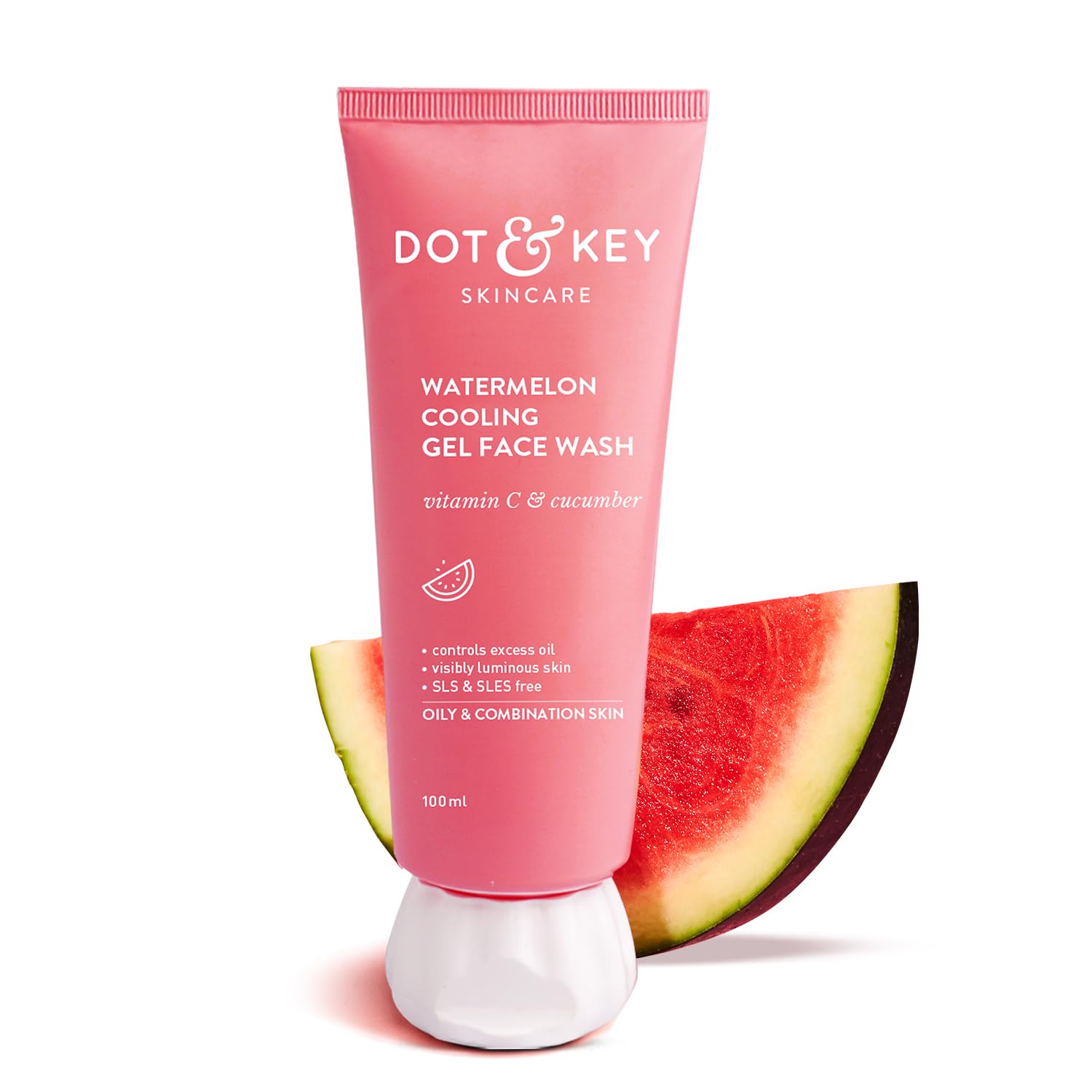 Dot & Key Watermelon Superglow Gel Face Wash | Grocsy