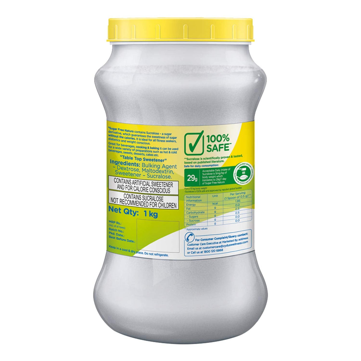 Sugar Free Natura Low Calorie Sweetner Powder | Grocsy
